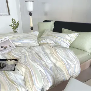 Posteľná bielizeň bavlnený satén ALBS-01340B 160x200 Lasher