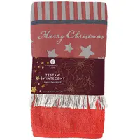 Kuchynská vianočná sada 10 červená 2 ks