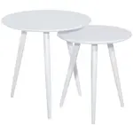 Súprava stolíkov Reda biela