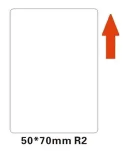 Niimbot A2A18918301, 50x70mm, 110ks, bílé samolepicí štítky