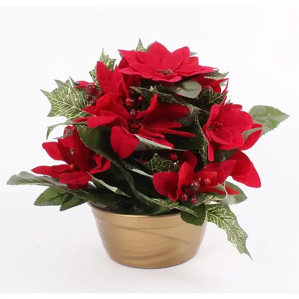 Květinové aranžmá v míse s 12 květy o 30cm 443944