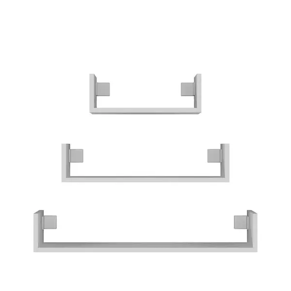 Závěsná police Mobi 3p bílá