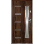 Vchodové dveře Juventus P55 90L Ořech