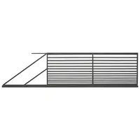 Posuvná brána Sandra ľavá 4m/1,5m