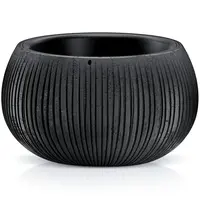 Kvetináč Betón Bowl čierny DKB290-B411