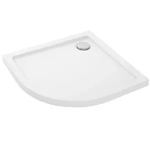 Vanička polokrúhla Look Rea K7906 white 80x100 pravý