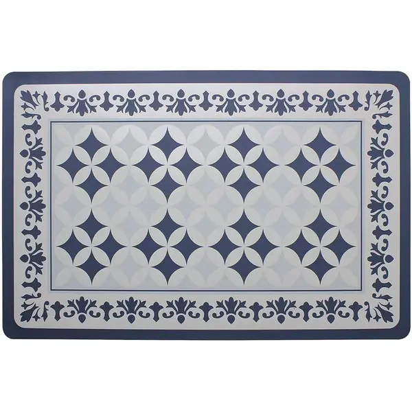 Podložka Pracas 43,5x28,5 cm bielo-modrá