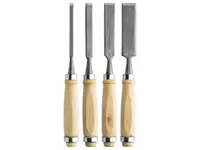 Dláta s drevenou rúčkou 4 ks