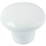Nábytkový gombík Ø35 mm biely