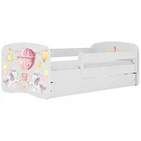 Dětská postel Babydreams+SZ+M bílá 80x180 Balónek