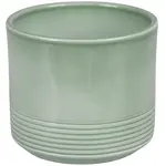 Obal na pokojové rostliny Rille 992 zelený lesklý 12 cm