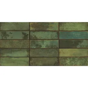 Dlažba Tuzzi Dark Green Glossy 29,7/60