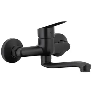 Umyvadlová baterie nástěnná Sparc Black