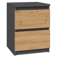 Noční stolek Malwa M2 antracit/artisan