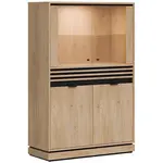 Vitrína nízká L/P Ferro FE04 dub crem torro