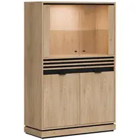 Vitrína nízká L/P Ferro FE04 dub crem torro