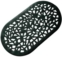 Predložka do vane 68x39cm, čierna