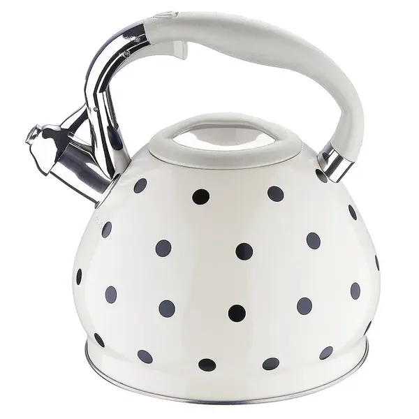 Kanvica s píšťalkou bodkovaná 3,4 l