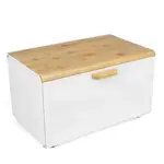 Chlebník Geometric bílý 35,5x21,5x21cm