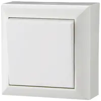 Zvončekový spínač IP20 GAO white 20453