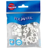 Káblová príchytka  3x1,5/25ks nalepovacia s klincom