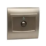 Anténna zásuvka GPA-1V.ST  satén