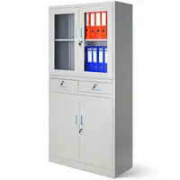 Kancelárska skriňa Edmund kovová šedý