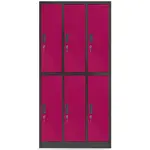 Skriňa Igor kovová fuchsiová/antracit