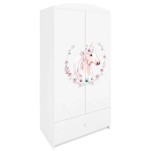 Skriňa Babydreams biela – Kôň