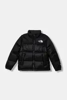 Dětská péřová bunda The North Face TEEN 1996 RETRO NUPTSE JACKET černá barva, NF0A8A4CGOG1