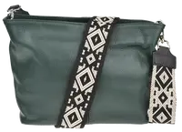 NovaKabelka.cz Batilda Verde Scura s přídavným popruhem II