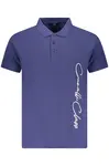 Modré pánské polo triko Cavalli Class