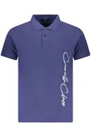 Modré pánské polo triko Cavalli Class