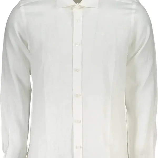 Bílá pánská košile s dlouhým rukávem