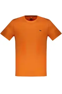 Pánské oranžové triko s krátkým rukávem