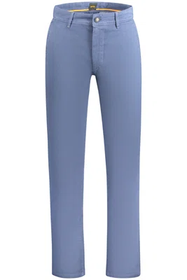 HUGO BOSS MEN'S BLUE TROUSERS