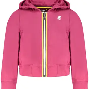 Dívčí mikina K-WAY na zip fialová