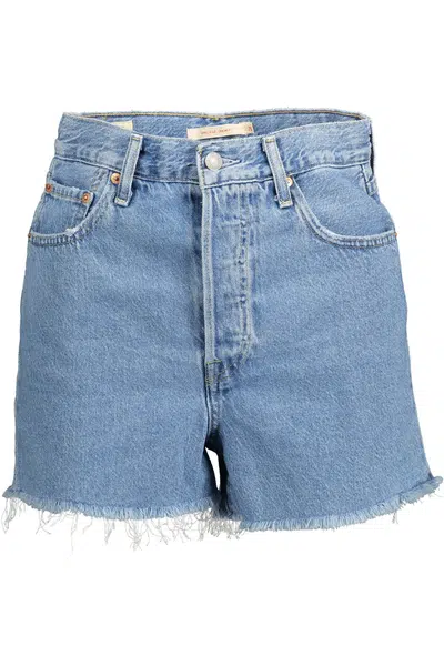 LEVI'S JEANS SHORT WOMAN LIGHT BLUE