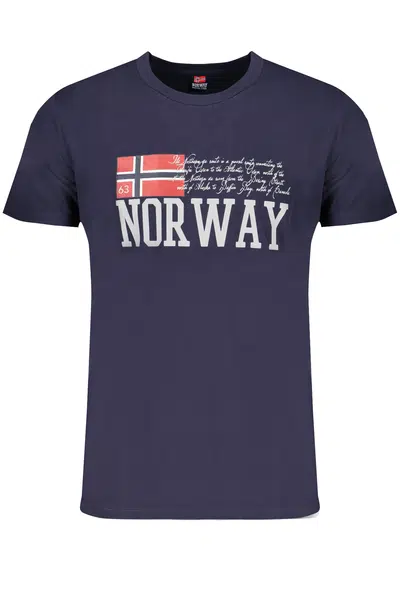 NORWAY 1963 MEN'S SHORT SLEEVE T-SHIRT BLUE