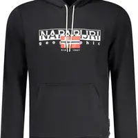 Černá mikina Napapijri s kapucí