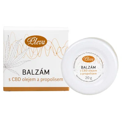 PLEVA Balzám s CBD olejem a propolisem 20 g