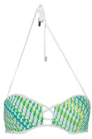 KARL LAGERFELD BEACHWEAR SWIMSUIT TOP WOMEN GREEN