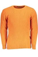 Pánský oranžový svetr US Grand Polo