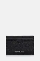 Kožené pouzdro na karty Michael Kors černá barva, 39F4LHDD0L