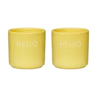 Sada sklenic na vejce Design Letters Yello Hello 2-pack