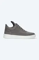 Semišové tenisky Filling Pieces Low Top Ripple Nubuck šedá barva, 25122842002