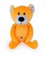 balibazoo Dětská plyšová hračka/mazlíček Medvídek 19 cm, oranžový