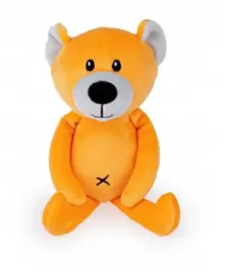 BalibaZoo Dětská plyšová hračka/mazlíček Medvídek 19 cm,  oranžový