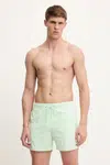 Plavkové šortky Tommy Hilfiger zelená barva, UM0UM03477