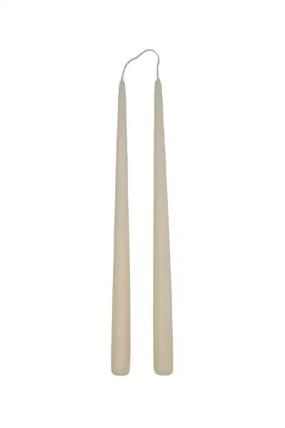 Sada svíček OYOY Fukai Candles L 2-pack béžová barva